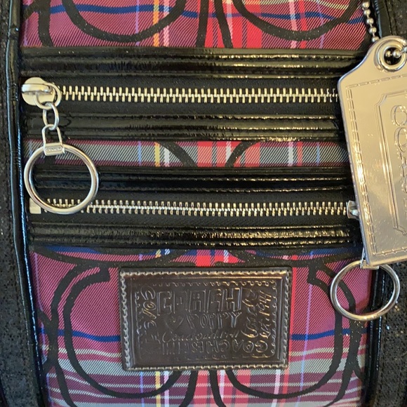 Coach Pink and Black Women's Tote Bag - Picture 3 of 12